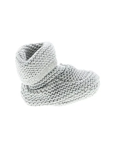 Pre-owned Baby Gap Babies' Booties In Silver