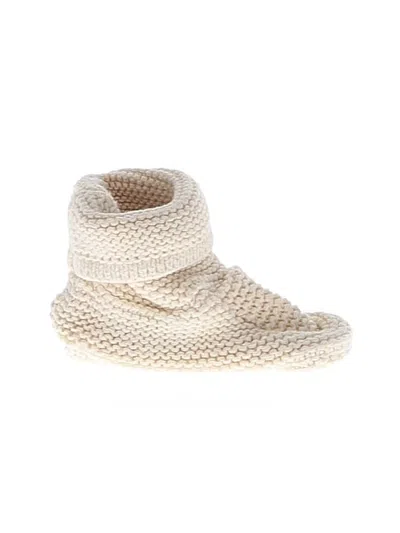 Pre-owned Baby Gap Babies' Booties In White