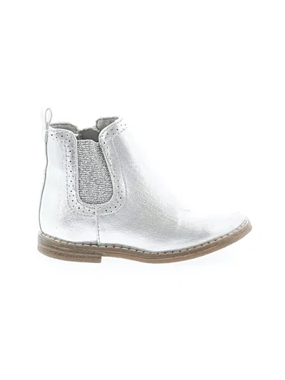 Pre-owned Baby Gap Kids' Boots In Silver