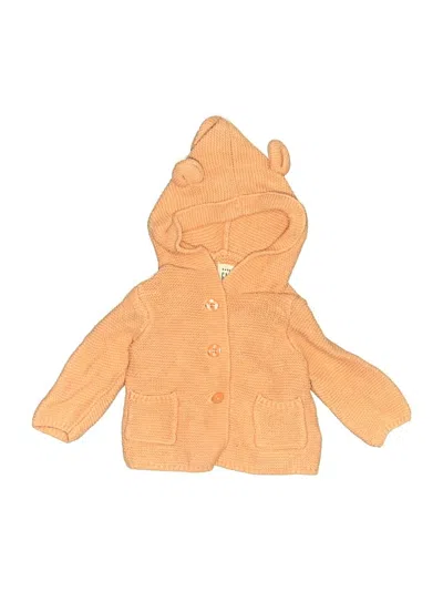 Pre-owned Baby Gap Babies' Cardigan Sweater In Orange