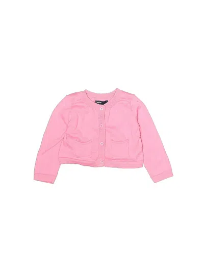 Pre-owned Baby Gap Babies' Cardigan Sweater In Pink