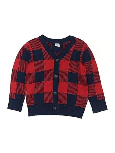 Pre-owned Baby Gap Kids' Cardigan Sweater In Red