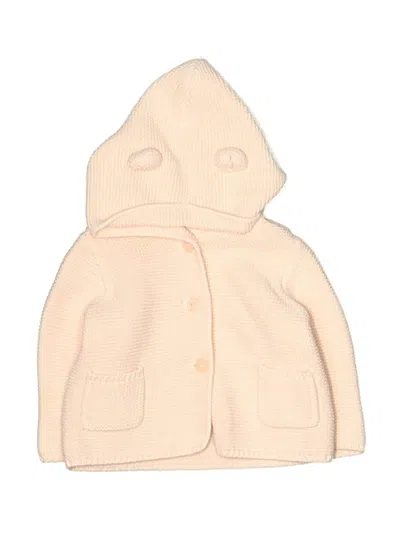 Pre-owned Baby Gap Babies' Cardigan Sweater In White