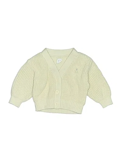 Pre-owned Baby Gap Babies' Cardigan Sweater In Yellow