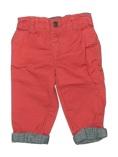 Pre-owned Baby Gap Babies' Cargo Pants In Red