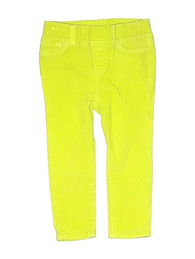 Pre-owned Baby Gap Kids' Casual Pants In Yellow