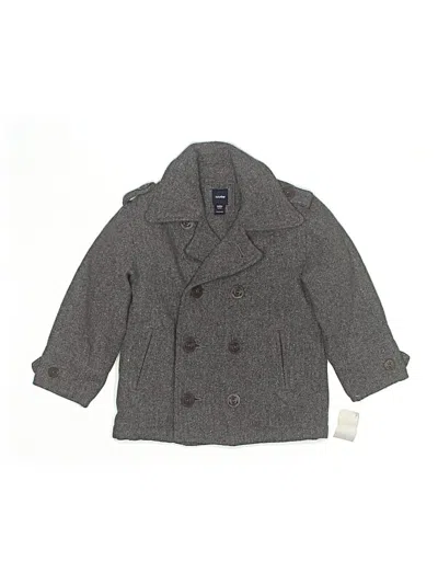 Pre-owned Baby Gap Kids' Coat In Gray