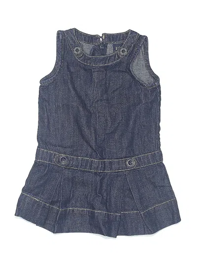 Pre-owned Baby Gap Kids' Dress In Blue