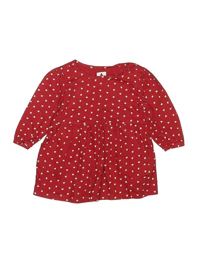 Pre-owned Baby Gap Kids' Dress In Burgundy