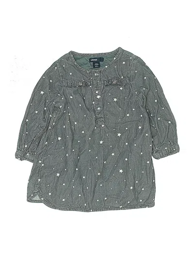 Pre-owned Baby Gap Kids' Dress In Gray