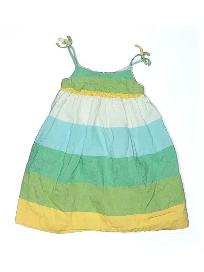 Pre-owned Baby Gap Kids' Dress In Green