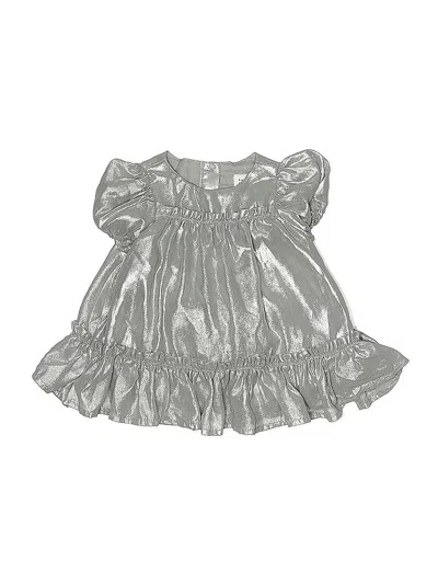 Pre-owned Baby Gap Babies' Dress In Silver