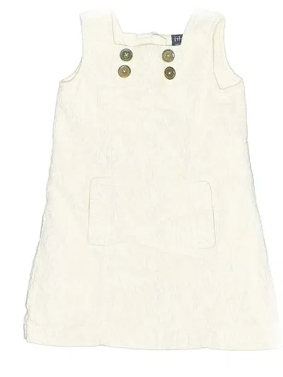 Pre-owned Baby Gap Kids' Dress In White