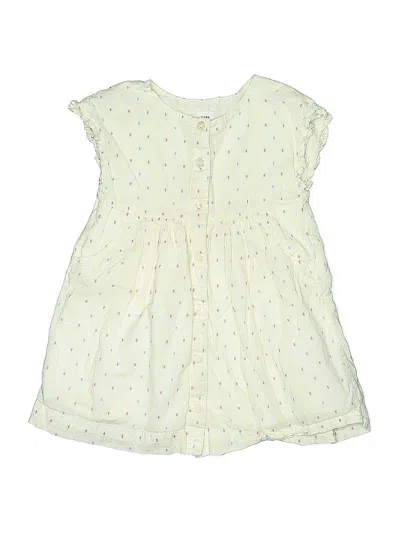 Pre-owned Baby Gap Kids' Dress In White
