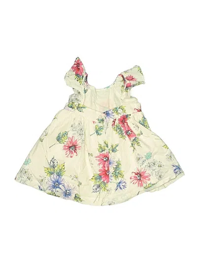 Pre-owned Baby Gap Kids' Dress In White