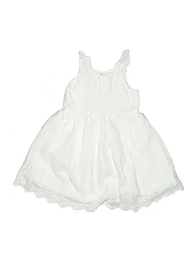 Pre-owned Baby Gap Kids' Dress In White