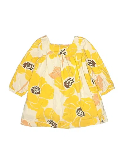 Pre-owned Baby Gap Babies' Dress In Yellow