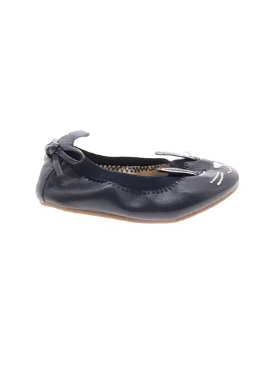 Pre-owned Baby Gap Kids' Flats In Black