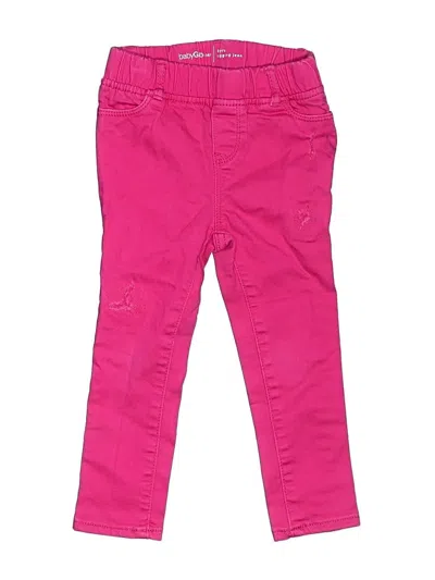 Pre-owned Baby Gap Kids' Jeggings In Pink