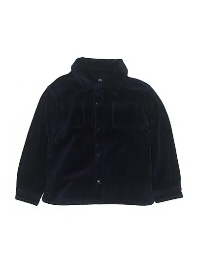 Pre-owned Baby Gap Kids' Long Sleeve Button Down Shirt In Blue