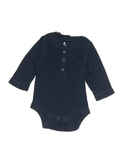 Pre-owned Baby Gap Babies' Long Sleeve Onesie In Blue