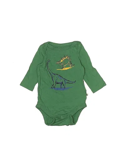 Pre-owned Baby Gap Babies' Long Sleeve Onesie In Green