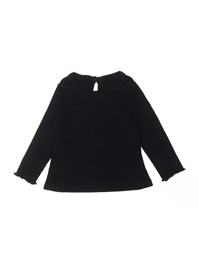 Pre-owned Baby Gap Babies' Long Sleeve T-shirt In Black