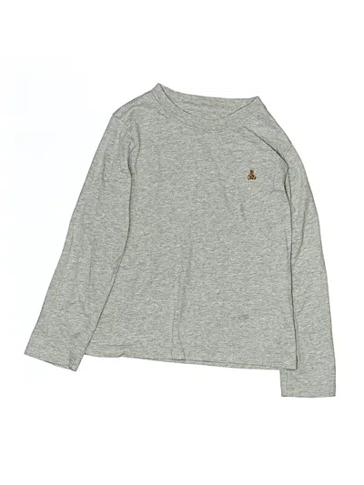 Pre-owned Baby Gap Kids' Long Sleeve T-shirt In Gray
