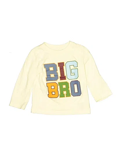 Pre-owned Baby Gap Kids' Long Sleeve T-shirt In Yellow