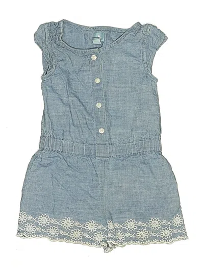 Pre-owned Baby Gap Outlet Kids' Romper In Blue