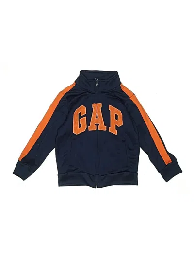 Pre-owned Baby Gap Outlet Kids' Track Jacket In Blue