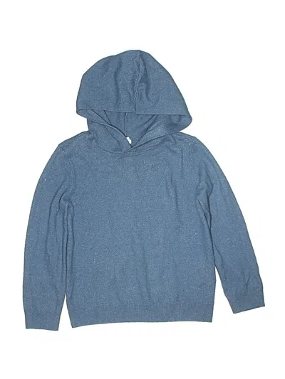 Pre-owned Baby Gap Kids' Pullover Hoodie In Blue