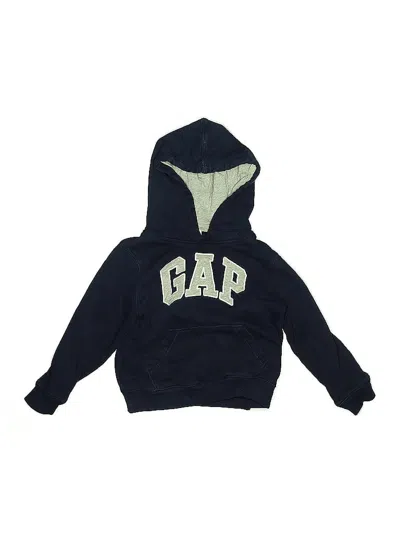 Pre-owned Baby Gap Kids' Pullover Hoodie In Blue