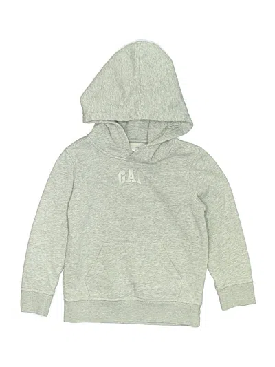 Pre-owned Baby Gap Kids' Pullover Hoodie In Gray