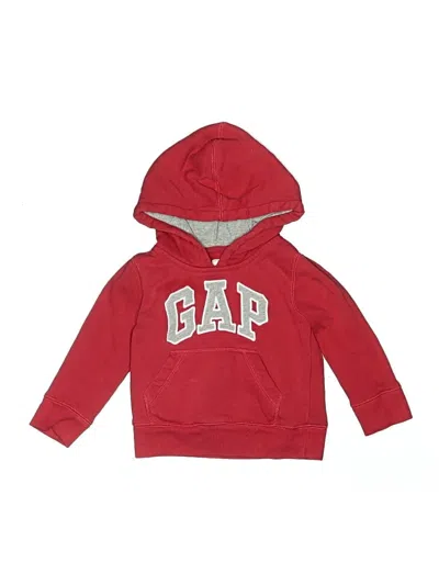 Pre-owned Baby Gap Kids' Pullover Hoodie In Red