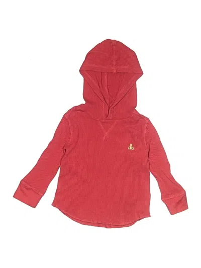 Pre-owned Baby Gap Kids' Pullover Hoodie In Red