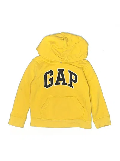 Pre-owned Baby Gap Kids' Pullover Hoodie In Yellow