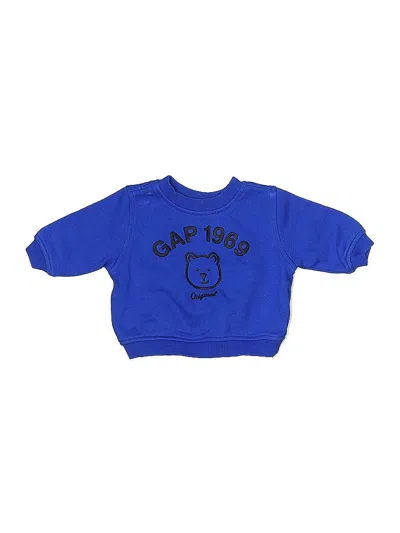 Pre-owned Baby Gap Babies' Pullover Sweater In Blue