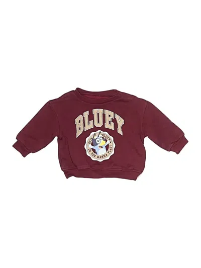 Pre-owned Baby Gap Kids' Pullover Sweater In Burgundy