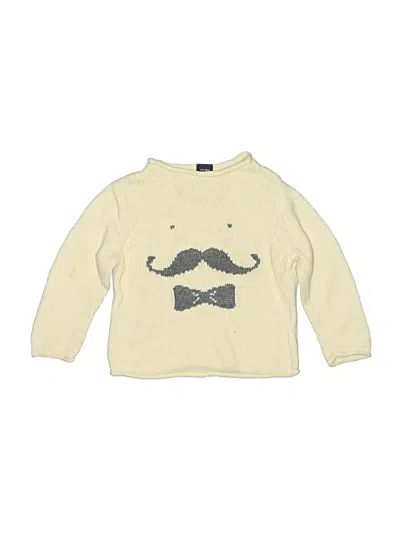 Pre-owned Baby Gap Kids' Pullover Sweater In Ivory