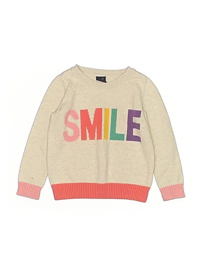 Pre-owned Baby Gap Kids' Pullover Sweater In Tan