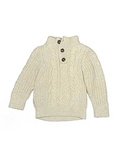 Pre-owned Baby Gap Kids' Pullover Sweater In White