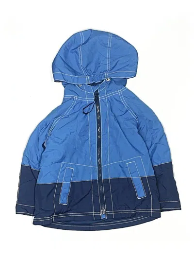 Pre-owned Baby Gap Kids' Raincoat In Blue