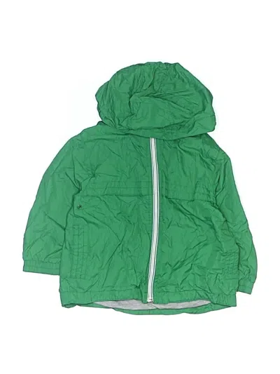 Pre-owned Baby Gap Kids' Raincoat In Green