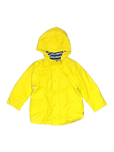 Pre-owned Baby Gap Kids' Raincoat In Yellow