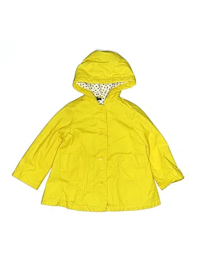 Pre-owned Baby Gap Kids' Raincoat In Yellow