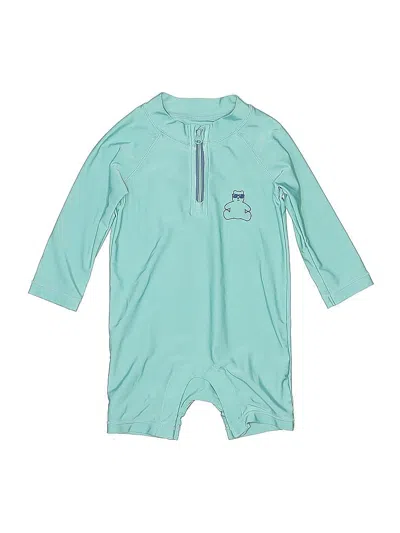 Pre-owned Baby Gap Babies' Rash Guard In Blue
