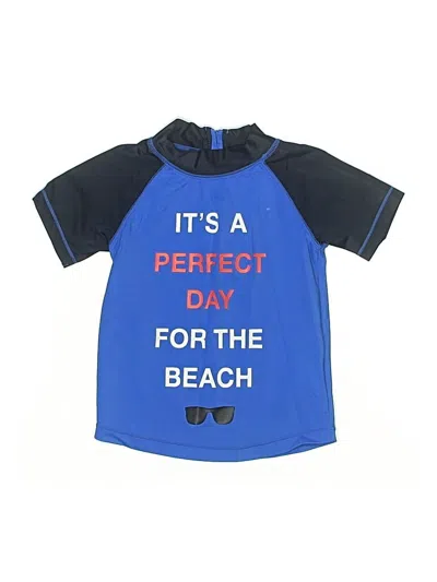 Pre-owned Baby Gap Kids' Rash Guard In Blue