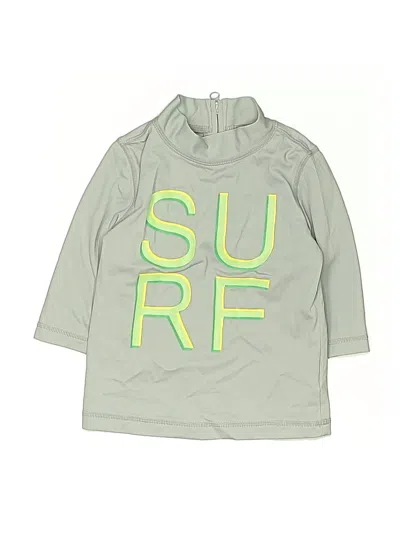 Pre-owned Baby Gap Babies' Rash Guard In Gray