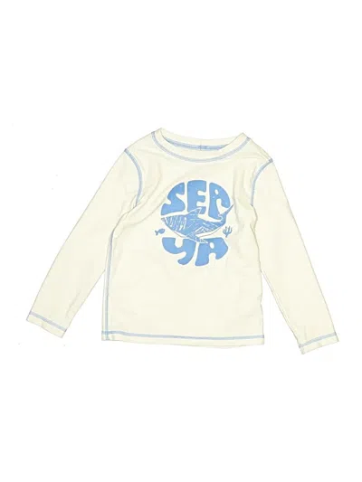 Pre-owned Baby Gap Kids' Rash Guard In Ivory